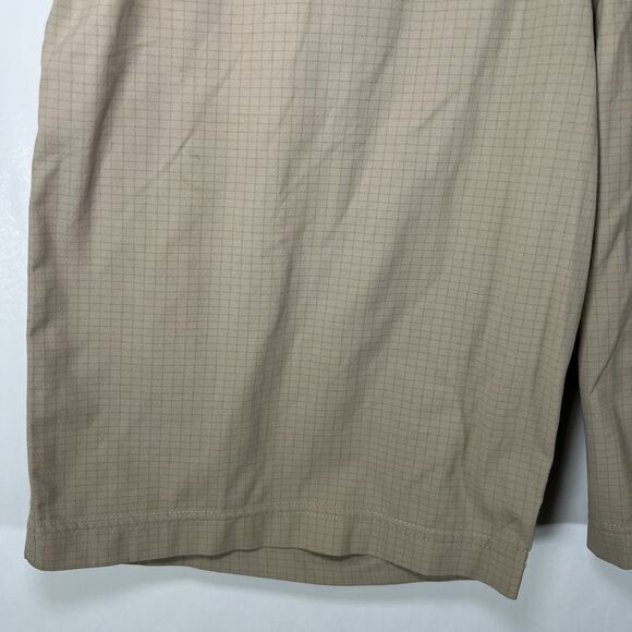 Lululemon Chino Shorts Mens Size 32 Tan Khaki 5 Pocket Performance 10” Inseam - Picture 4 of 14
